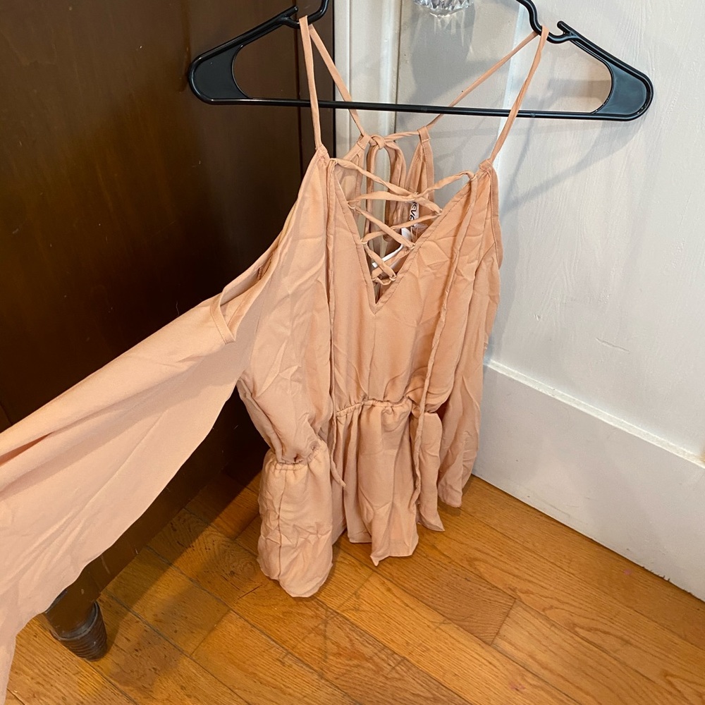 Peach romper